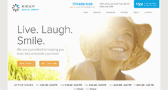 Desktop Screenshot of hiramdentalgroup.com